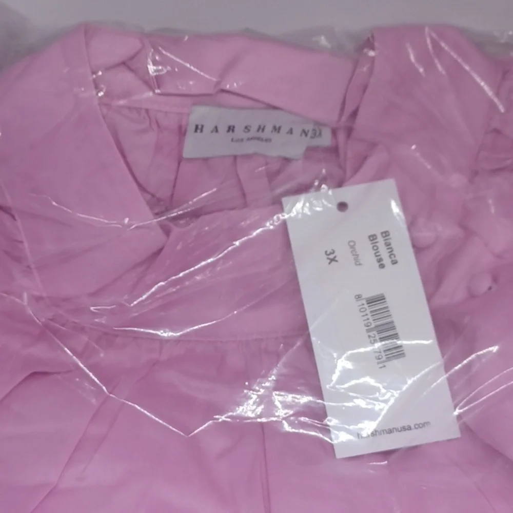 ✨✨HOST PICK✨✨ NWT Harshman Bianca Blouse in Orchid Size 3X - Picture 9 of 10